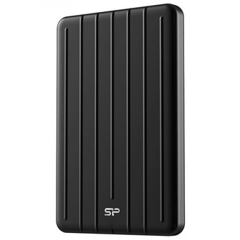  Внешний корпус Silicon Power Bolt B75 Pro для HDD/SSD 2.5" SATA, Type-C, противоударный, Алюминий/Черный 