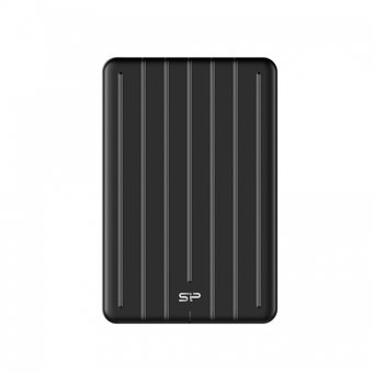  Внешний корпус Silicon Power Bolt B75 Pro для HDD/SSD 2.5" SATA, Type-C, противоударный, Алюминий/Черный 