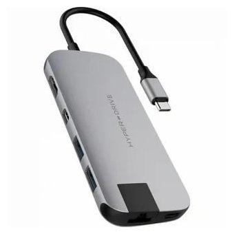  USB-HUB Hyper HyperDrive SLIM 8-in-1 Hub для Macbook и других устройств 