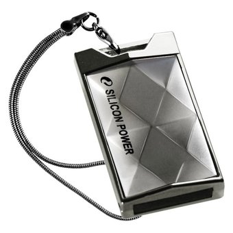  USB-флешка Silicon Power 8Gb Touch 850, USB 2.0, Титан (SP008GBUF2850V1T) 