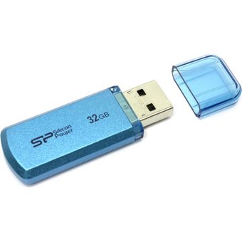  USB-флешка Silicon Power SP032GBUF2101V1B 32Gb Helios 101, USB 2.0, Синий 