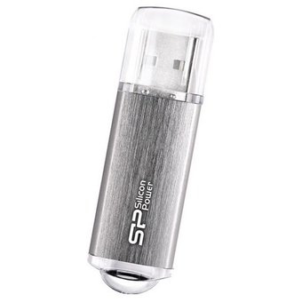  USB-флешка Silicon Power 8Gb Ultima II, USB 2.0, Серебристый (SP008GBUF2M01V1S) 