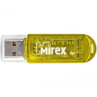 USB-флешка Mirex 13600-FMUYEL64 64GB Elf, USB 2.0, Желтый 