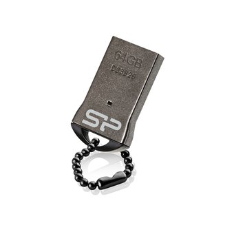 USB-флешка Silicon Power SP064GBUF2T01V1K 64GB Touch T01, USB 2.0, Черный 