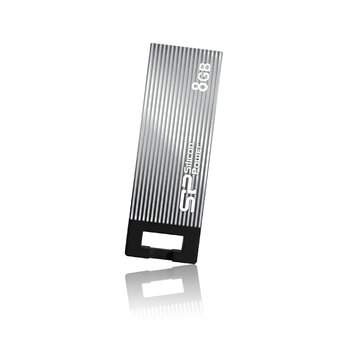  USB-флешка Silicon Power 8Gb Touch 835, USB 2.0, Серый (SP008GBUF2835V1T) 
