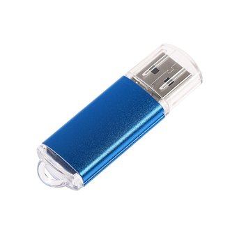  USB-флешка 16GB Mirex Unit, USB 2.0, Синий (13600-FMUAQU16) 