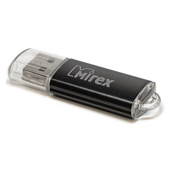  USB-флешка Mirex 13600-FMUUND64 64GB Unit, USB 2.0, Черный 