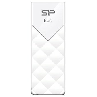  USB-флешка Silicon Power 8Gb Ultima U03, USB 2.0, Белый (SP008GBUF2U03V1W) 