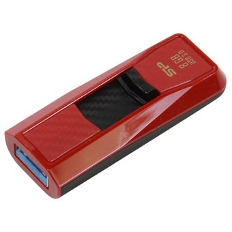  USB-флешка Silicon Power 8Gb Blaze B50, USB 3.0, Красный (SP008GBUF3B50V1R) 