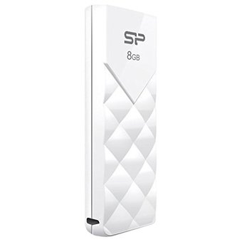  USB-флешка Silicon Power 8Gb Ultima U03, USB 2.0, Белый (SP008GBUF2U03V1W) 