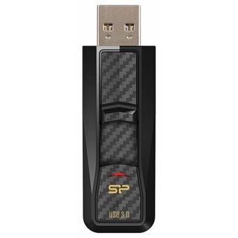  USB-флешка Silicon Power SP128GBUF3B50V1K 128Gb Blaze B50, USB 3.0, Черный 