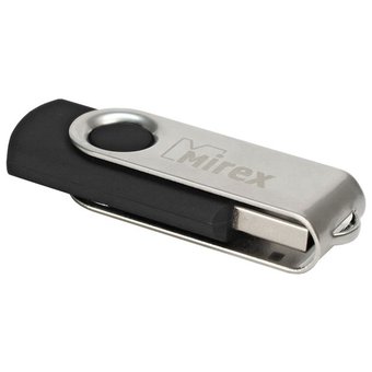  USB-флешка Mirex 4GB Swivel, USB 2.0, Черный (13600-FMURUS04) 
