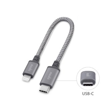  Дата-кабель Moshi Integra USB-C to Lightning 0,25м серый 