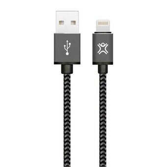  Дата-кабель XtremeMac Premium Lightning to USB Оплетка из нейлона 1,2м серый космос 