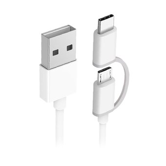  Дата-кабель XIAOMI Mi 2-in-1 USB Cable Micro-USB to Type-C (100cm) 