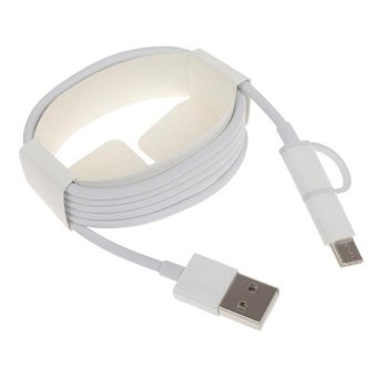  Дата-кабель XIAOMI Mi 2-in-1 USB Cable Micro-USB to Type-C (30cm) 