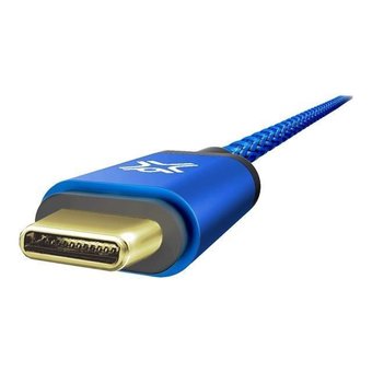  Дата-кабель XtremeMac Reversible USB-C to USB-C 1,2мцвет синий 