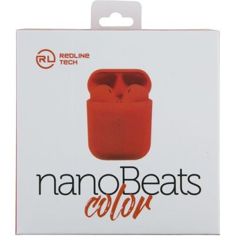  Наушники bluetooth Redline nanoBeats Color BHS-14 оранжевый 