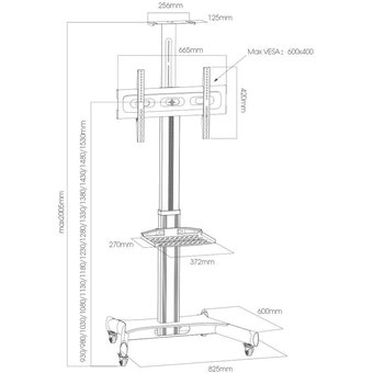  Подставка Arm Media PT-STAND-11 черный 