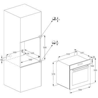  Духовой шкаф Beko BIE21302RBPS нерж/черный 