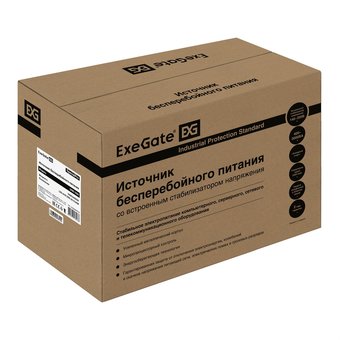  ИБП ExeGate EX292802RUS SpecialPro UNB-1600.LED.AVR.2SH.3C13.USB Black 
