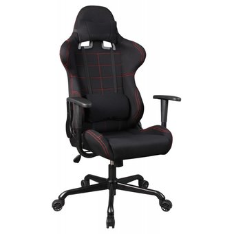  Кресло игровое Бюрократ 771/Black+BL две подушки черный крестовина металл 