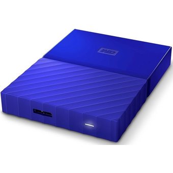  Внешний HDD Western Digital Original USB 3.0 4Tb WDBUAX0040BBL-EEUE My Passport (5400rpm) 2.5" синий 