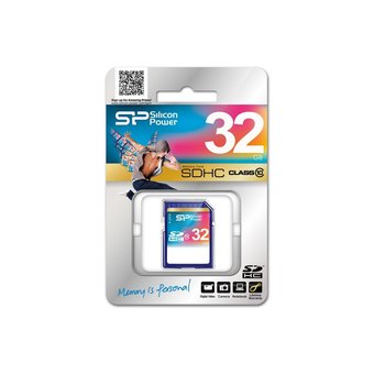 Карта памяти Silicon Power SP032GBSDH010V10 SD 32GB SDHC Class 10 
