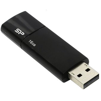  USB-флешка Silicon Power Ultima U05 SP016GBUF2U05V1K 16Gb USB2.0 черный 