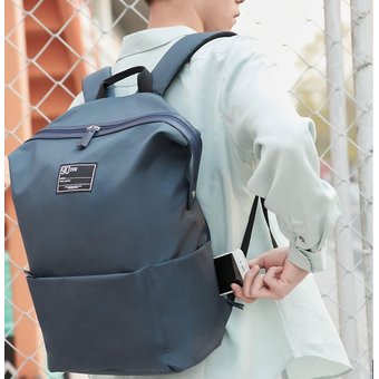  Рюкзак XIAOMI NINETYGO Lecturer Leisure Backpack (серо-голубой) 