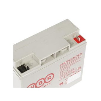  АКБ для ИБП 12В 17Ач WBR GP12170 F2, 68W/cell, 204 Whr, 5.6 кг, (ШхГхВ) 181х76х167 мм (167 с клеммами) 