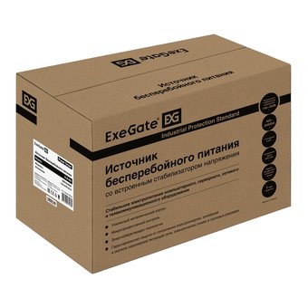  ИБП ExeGate EX292775RUS Power Smart ULB-800.LCD.AVR.4C13 Black 