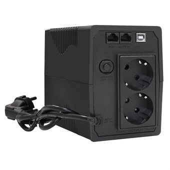  ИБП ExeGate EX292786RUS Power Back BNB-1000.LED.AVR.2SH.RJ.USB Black 
