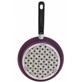  Сковорода TEFAL 04166924 Cook Right 24 см с крышкой 