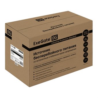  ИБП ExeGate EX292773RUS Power Back BNB-800.LED.AVR.4C13 Black 