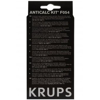  Очиститель от накипи для кофеварок и кофемашин Krups F054001B 100гр (2шт) 