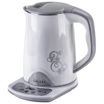  Чайник GALAXY GL 0340 белый, 2000Вт, 1,5л 
