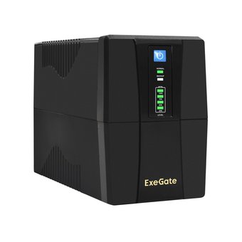  ИБП ExeGate EX292783RUS Power Back BNB-1000.LED.AVR.4C13 Black 