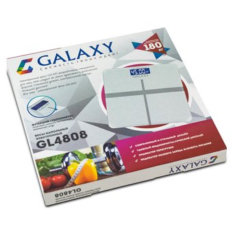  Весы Galaxy GL4808 белый/рисунок 