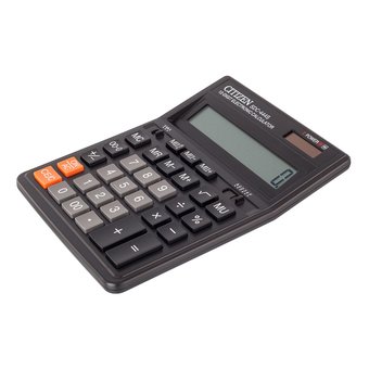  Калькулятор бухгалтерский Citizen SDC-444S черный 
