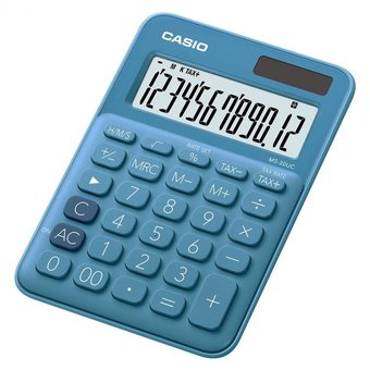  Калькулятор настольный Casio MS-20UC-BU-S-EC синий 
