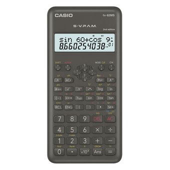  Калькулятор научный Casio FX-82MS-2 черный 