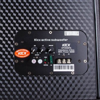  Сабвуфер автомобильный Kicx AP300BPA 