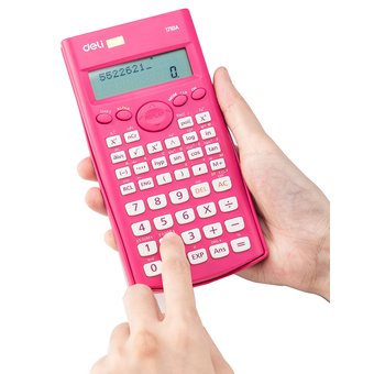  Калькулятор научный Deli E1710A/RED красный 
