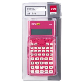  Калькулятор научный Deli E1710A/RED красный 