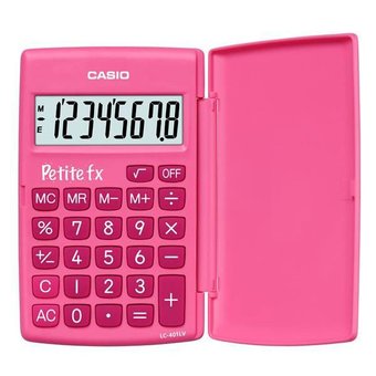  Калькулятор карманный Casio LC-401LV-PK розовый 