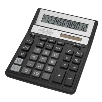  Калькулятор бухгалтерский Citizen SDC-888XBK черный 