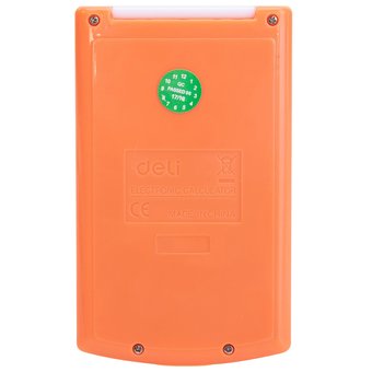  Калькулятор карманный Deli E39217/OR оранжевый 