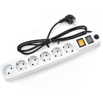  Сетевой фильтр Most HP 2м (6 розеток) белый 