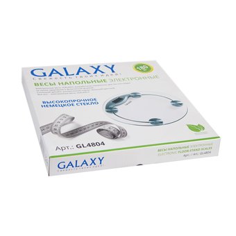  Весы напольные Galaxy GL4804, прозрачный 